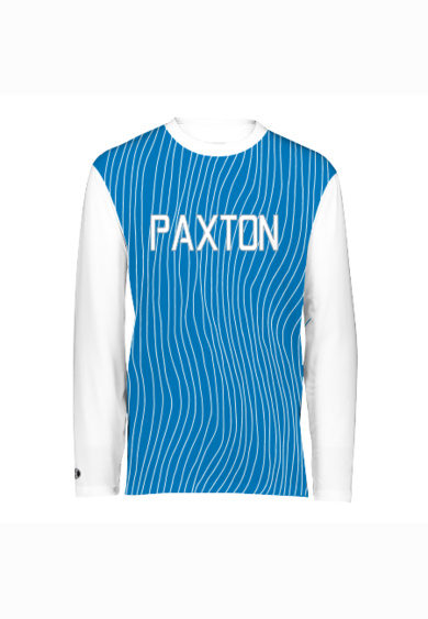 Sublimated Cotton-Touch™ Poly Long Sleeve Tee Thumbnail