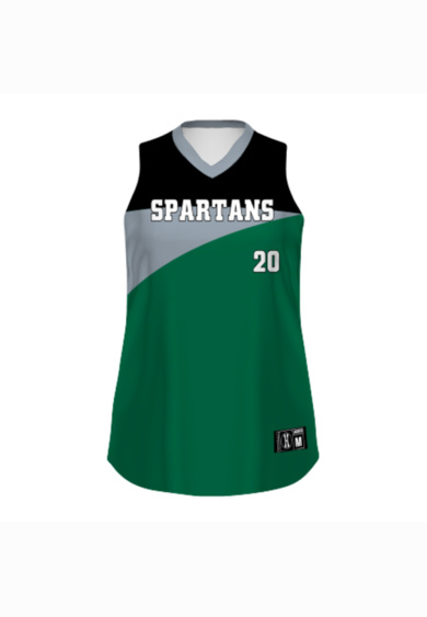 Ladies Sublimated Sleeveless Pin-Dot Softball Jersey Thumbnail