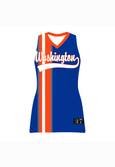 Girls Sublimated Lightweight Sleeveless Softball Jersey Thumbnail