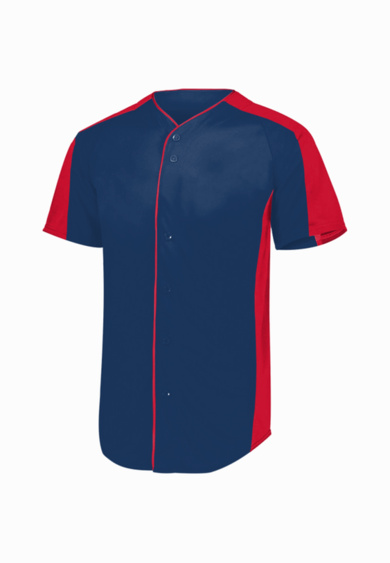 Full-Button Baseball Jersey Thumbnail