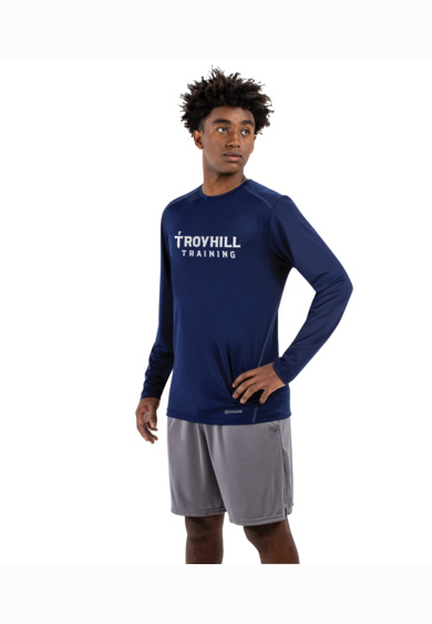 Youth Essential Long Sleeve Tee Powered by Coolcore(r) Thumbnail