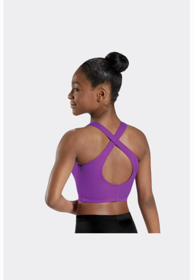 Girls High Neck Crop Top Thumbnail