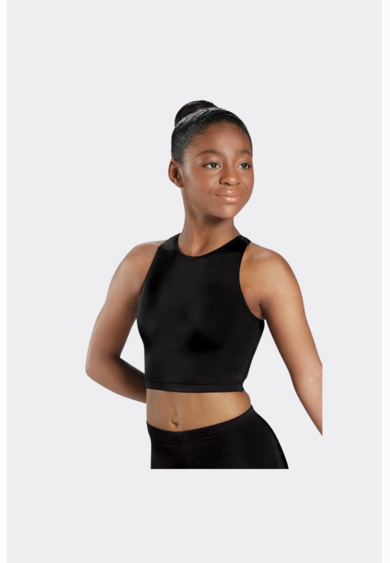 Ladies High Neck Crop Top Thumbnail